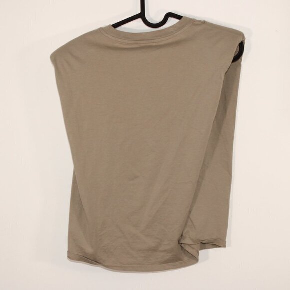 Aritzia Babaton Sleeveless Scoop Neck Top with Shoulder Pads Size XS - Picture 3 of 6